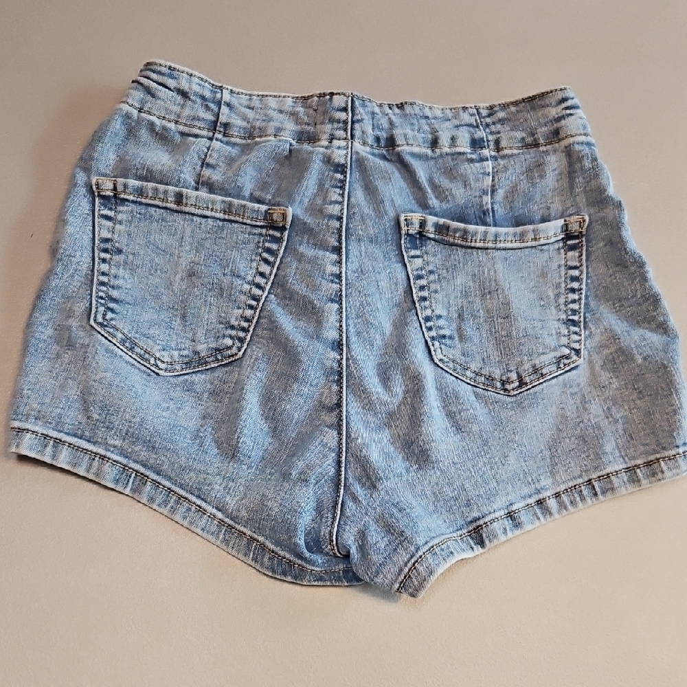 Wild Fable Blue Jean Shorts Distressed - Picture 6 of 7